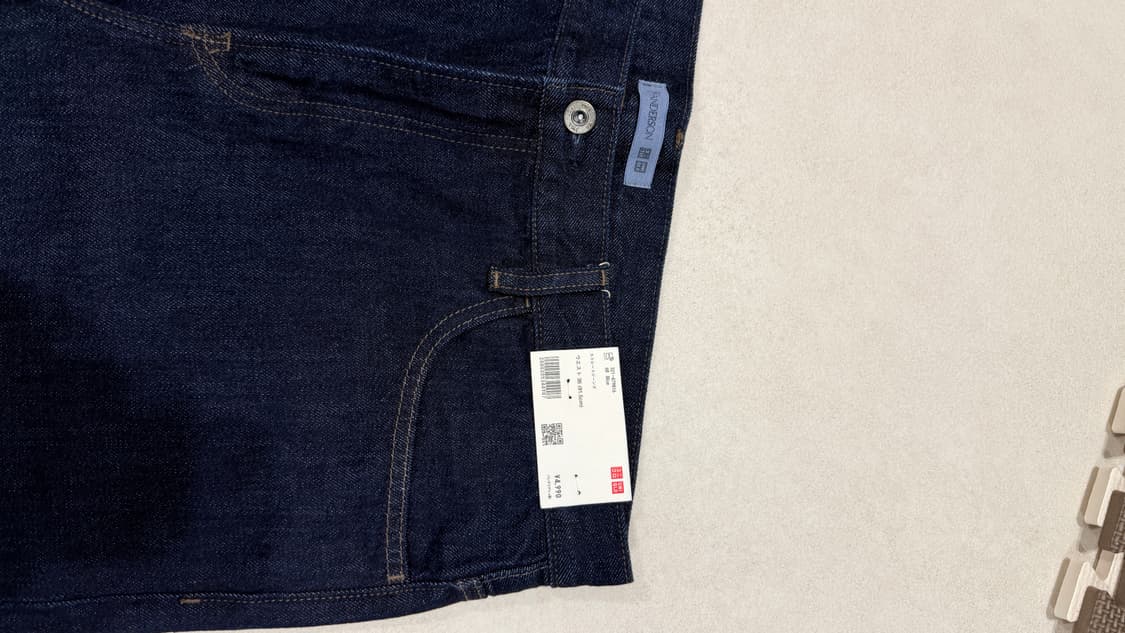 유니클로 jw앤더슨 데님 68블루 36 상품이미지2