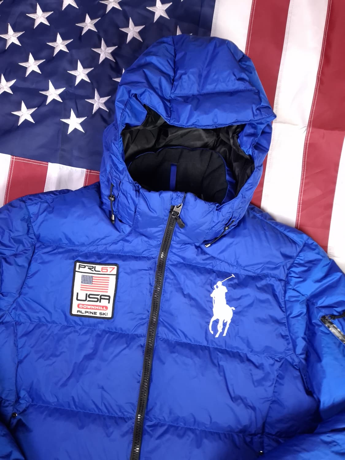 오리지날 랄프로렌폴로 빅포니 블루 패딩 상품이미지2