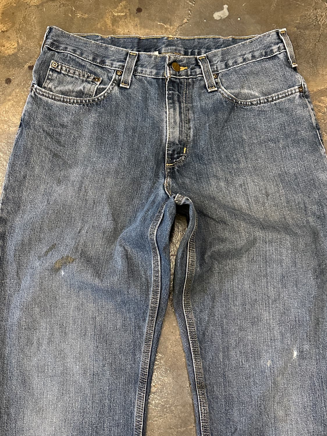 칼하트 릴렉스핏 데님팬츠 32x34 상품이미지5