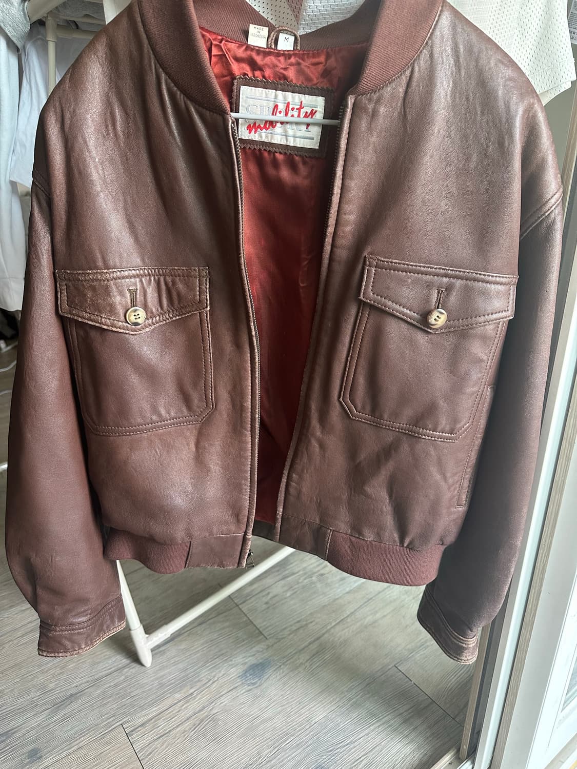 빈티지 소가죽 자켓 팝니다 상품이미지1