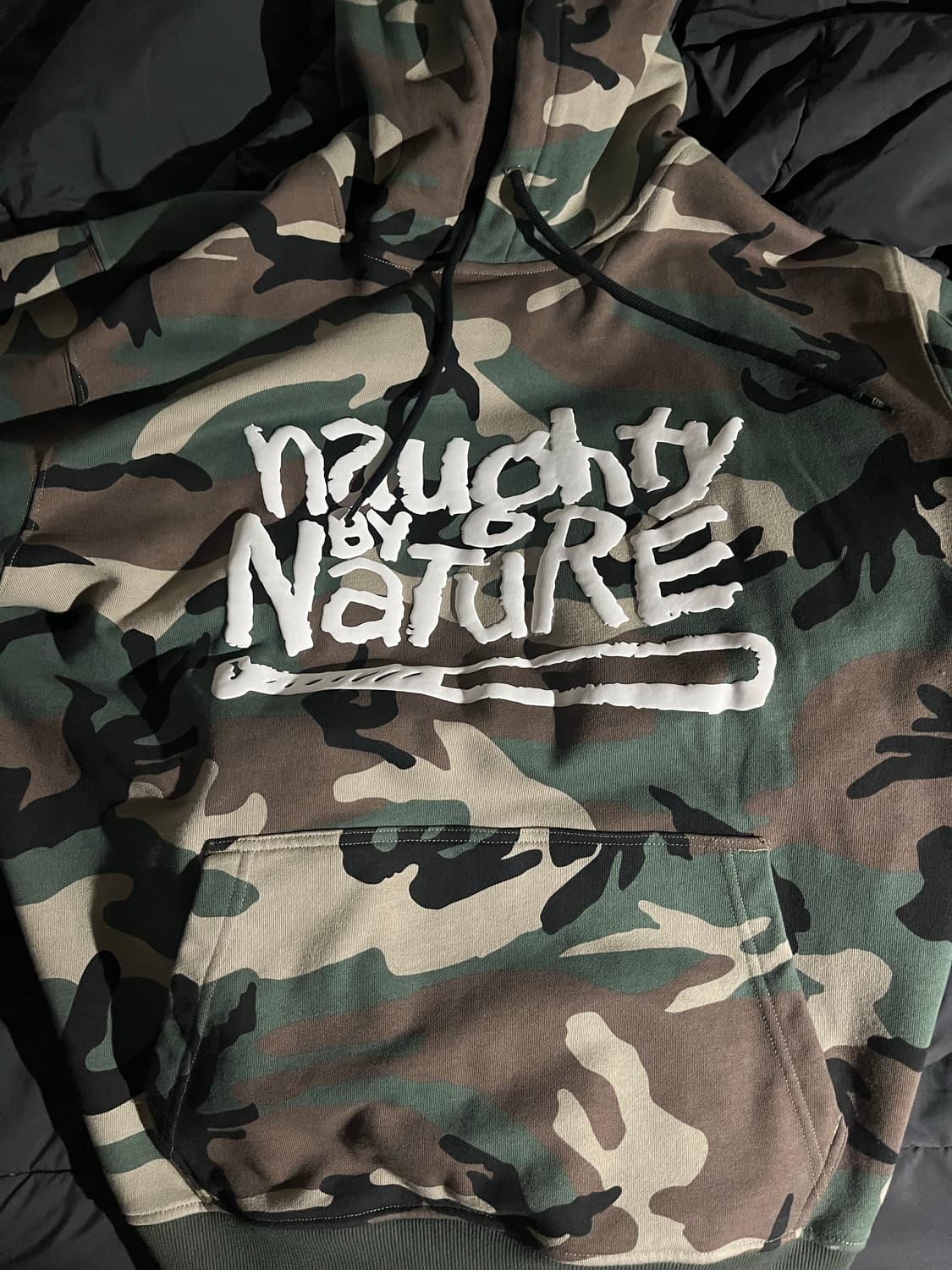 뉴에라 NAUGHTY BY NATURE X 뉴에라 카모 후드티 L 상품이미지2