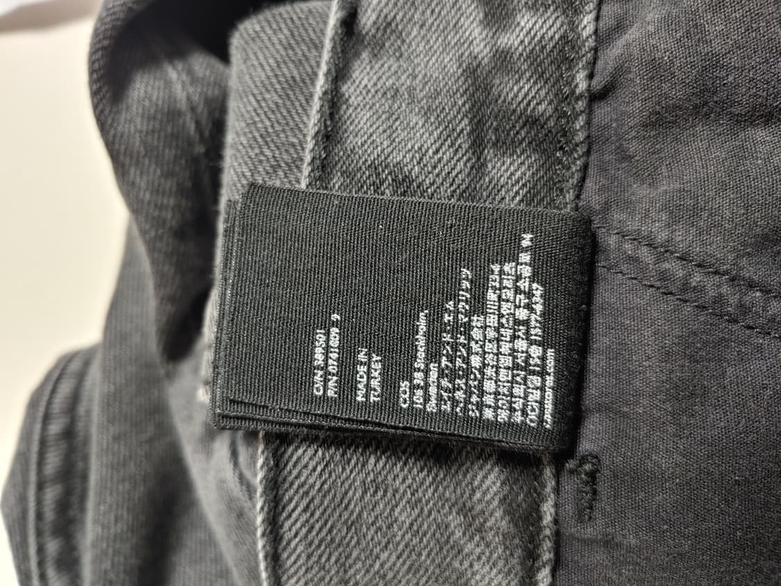 코스 COS 블랙데님 배럴 와이드레그 팬츠 상품이미지10