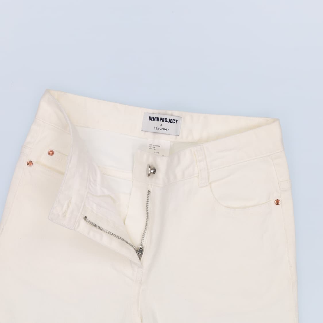 [00S] 데님프로젝트X앳코너 여성 아이보리진 팬츠 1204HR2 상품이미지5