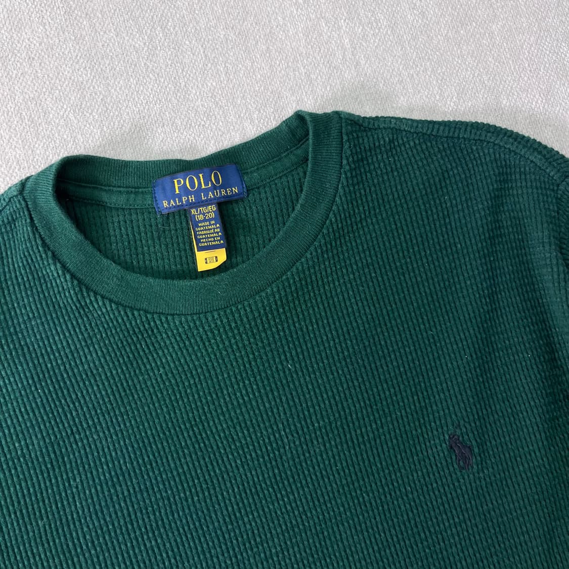 95 폴로랄프로렌 신형라벨 와플 긴팔 티셔츠 상품이미지2