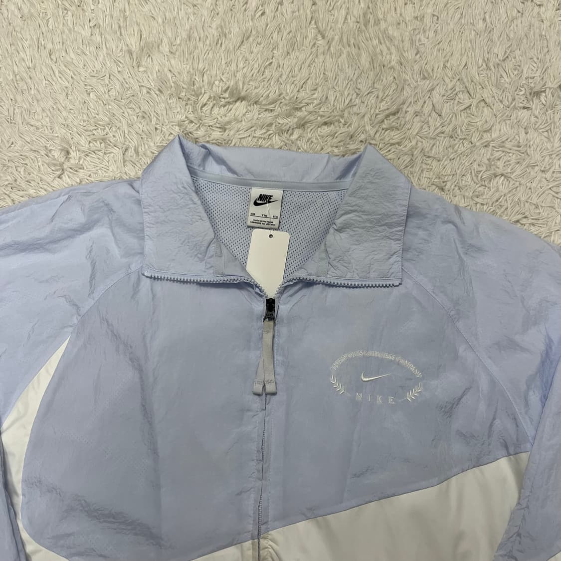 Nike sky blue big swoosh windbreaker 상품이미지5