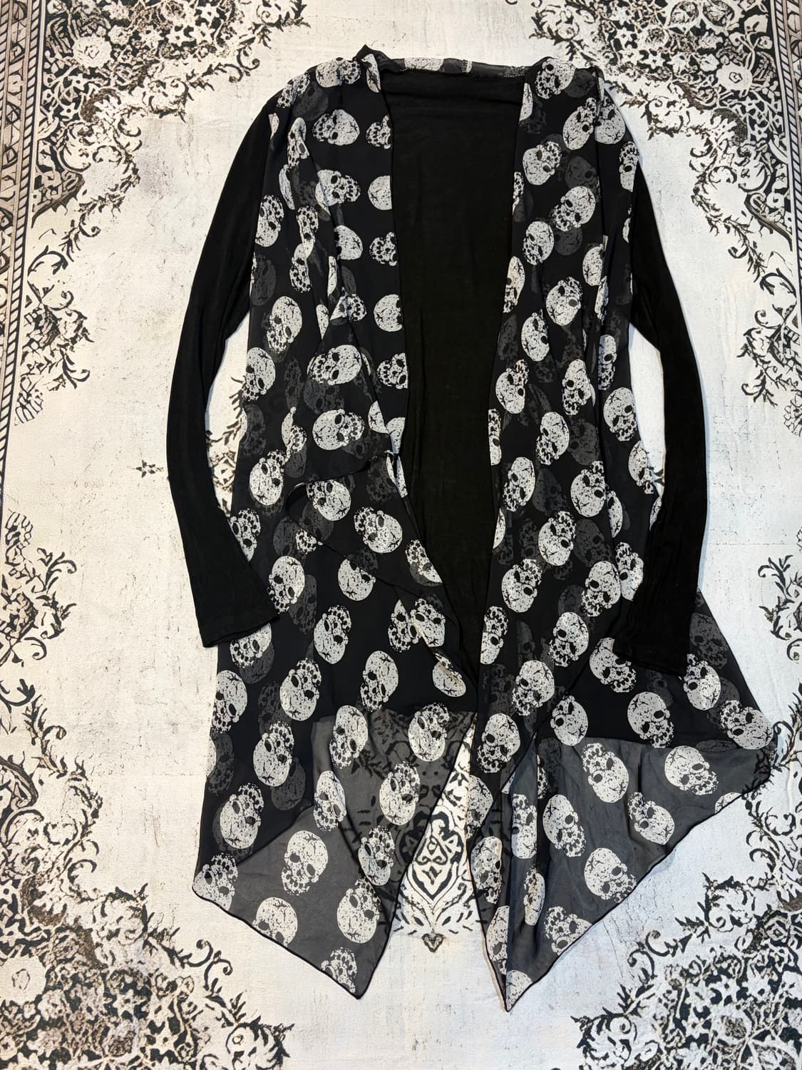 Gothic See-through Layered cardigan 상품이미지7