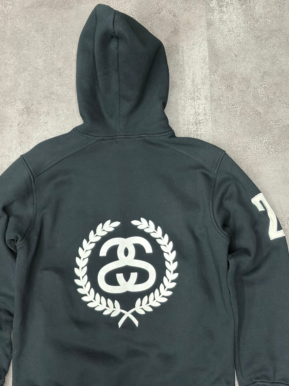 9-00s 스투시 블랙 후드집업 상품이미지6