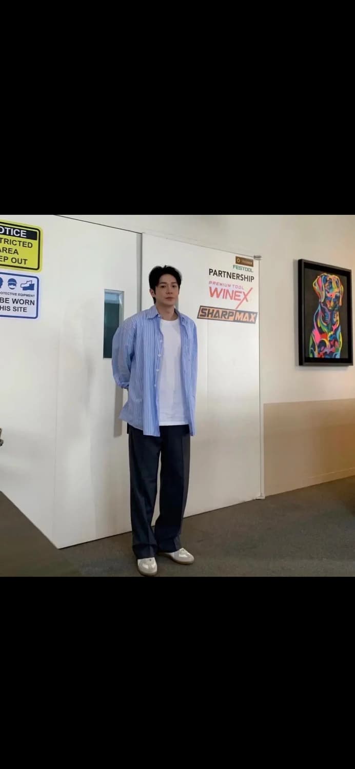 아워레가시 버로우드 셔츠 52 size 김현우 셔츠 급처 상품이미지1