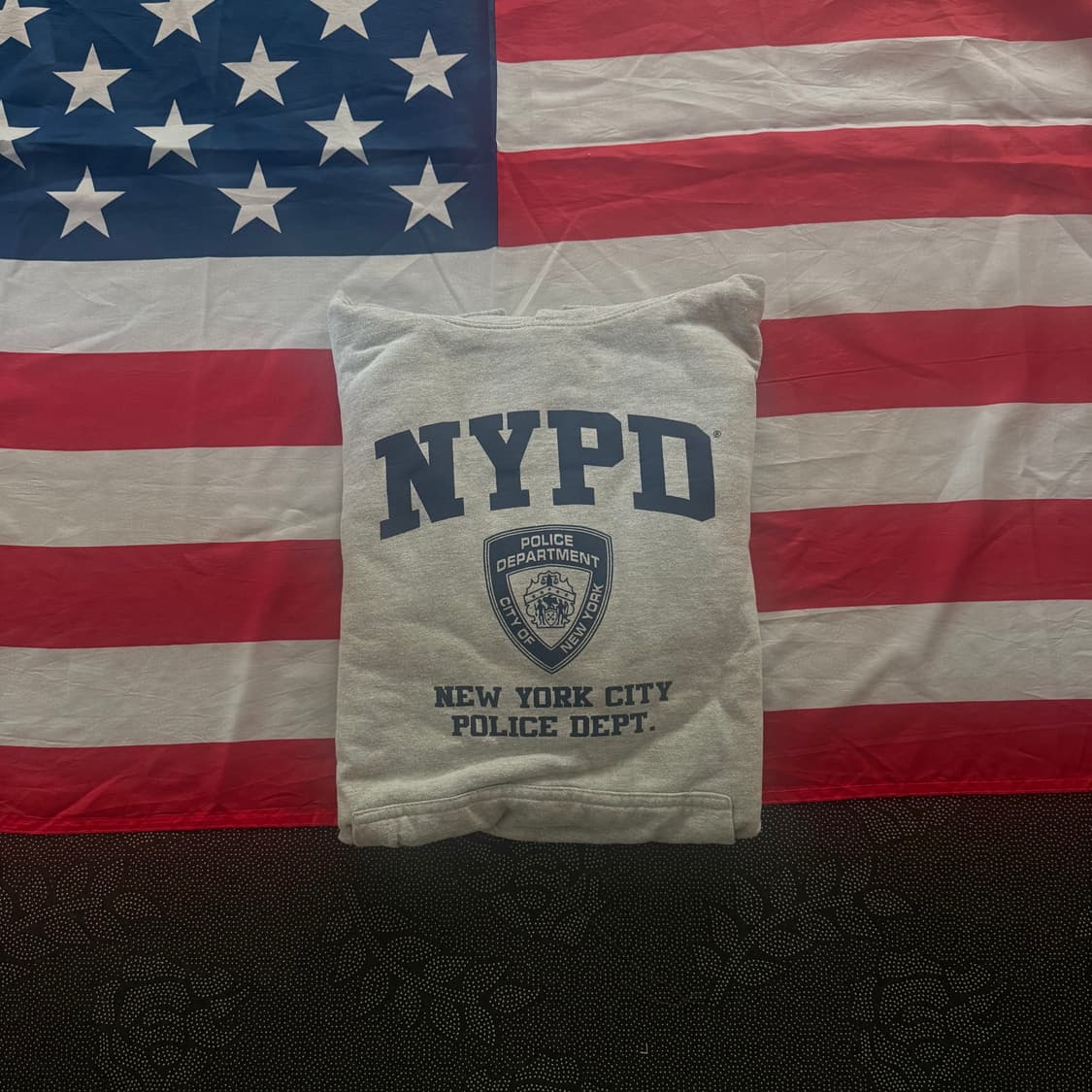 [M] 밀리터리 미 뉴욕 경찰 스웻 후드 티셔츠 US-23 상품이미지6