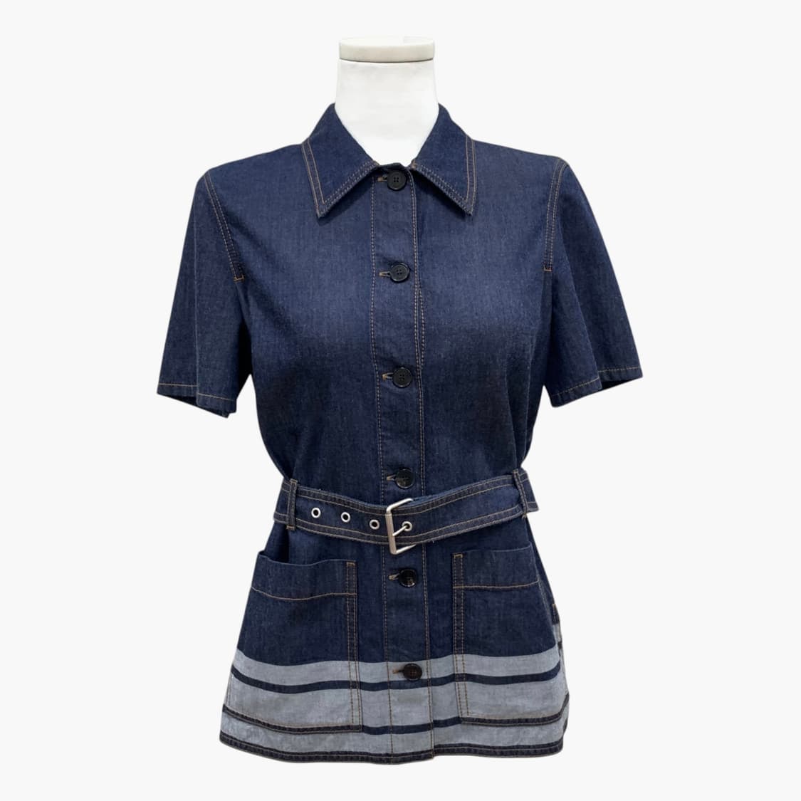 크리스찬 디올 쿠튀르 데님 벨트 투피스 상품이미지3