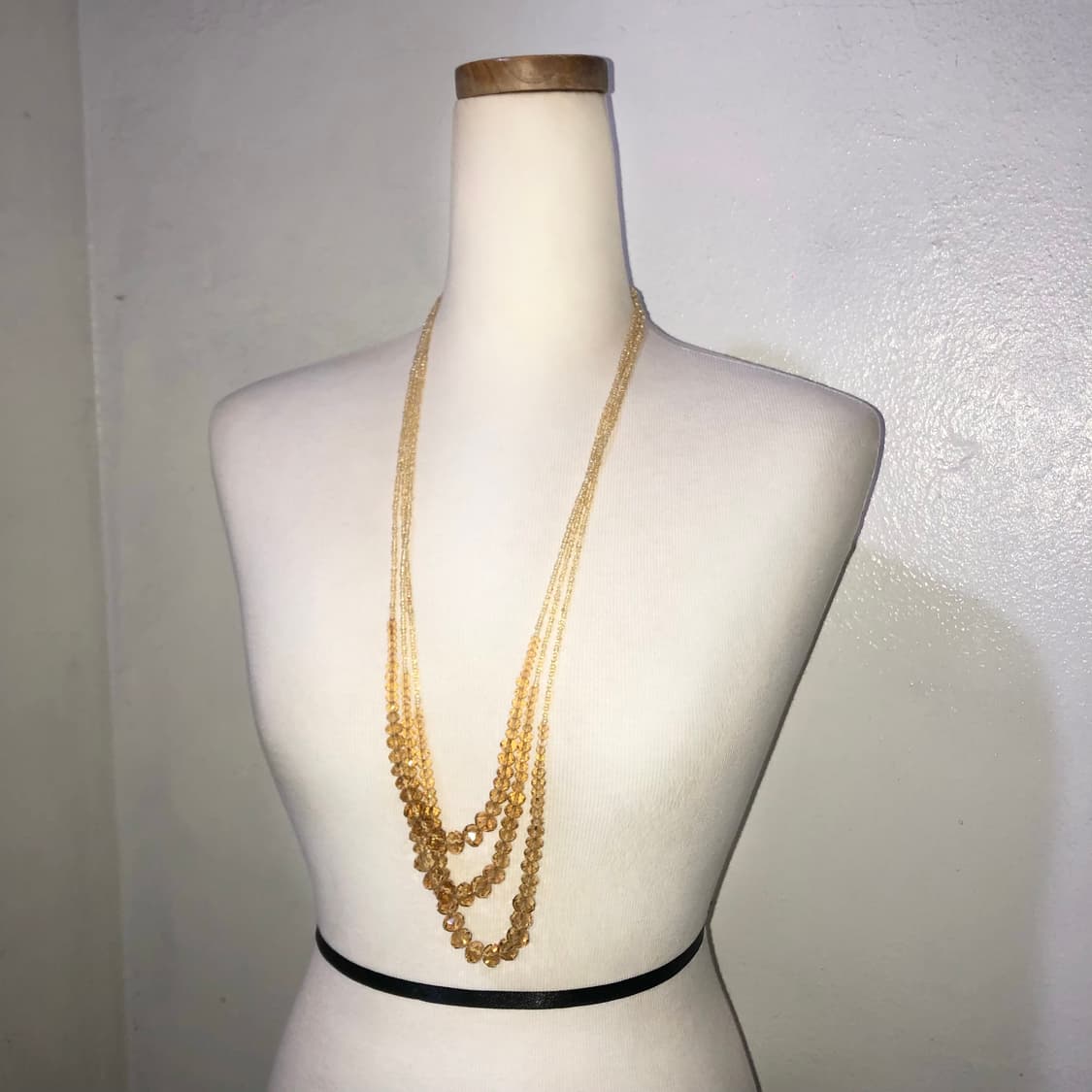 빈티지 레이어드 비즈 목걸이 페어리 오리엔탈 모리걸 하구미 상품이미지2