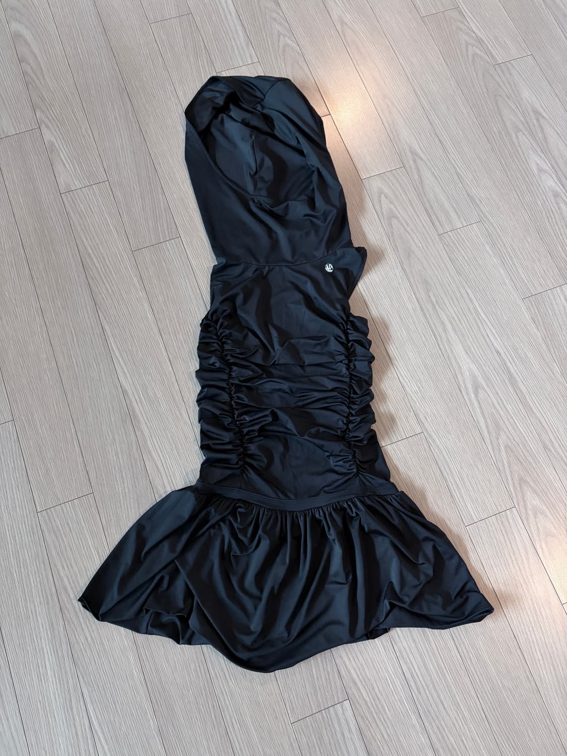 Hooded High Neck Dress (FL-155_Black) 상품이미지2