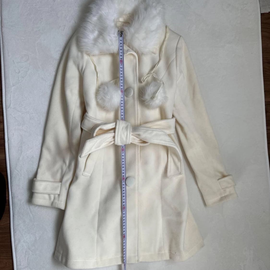 리즈리사 히메갸루 폼폼이 코트 달천깔 상품이미지5