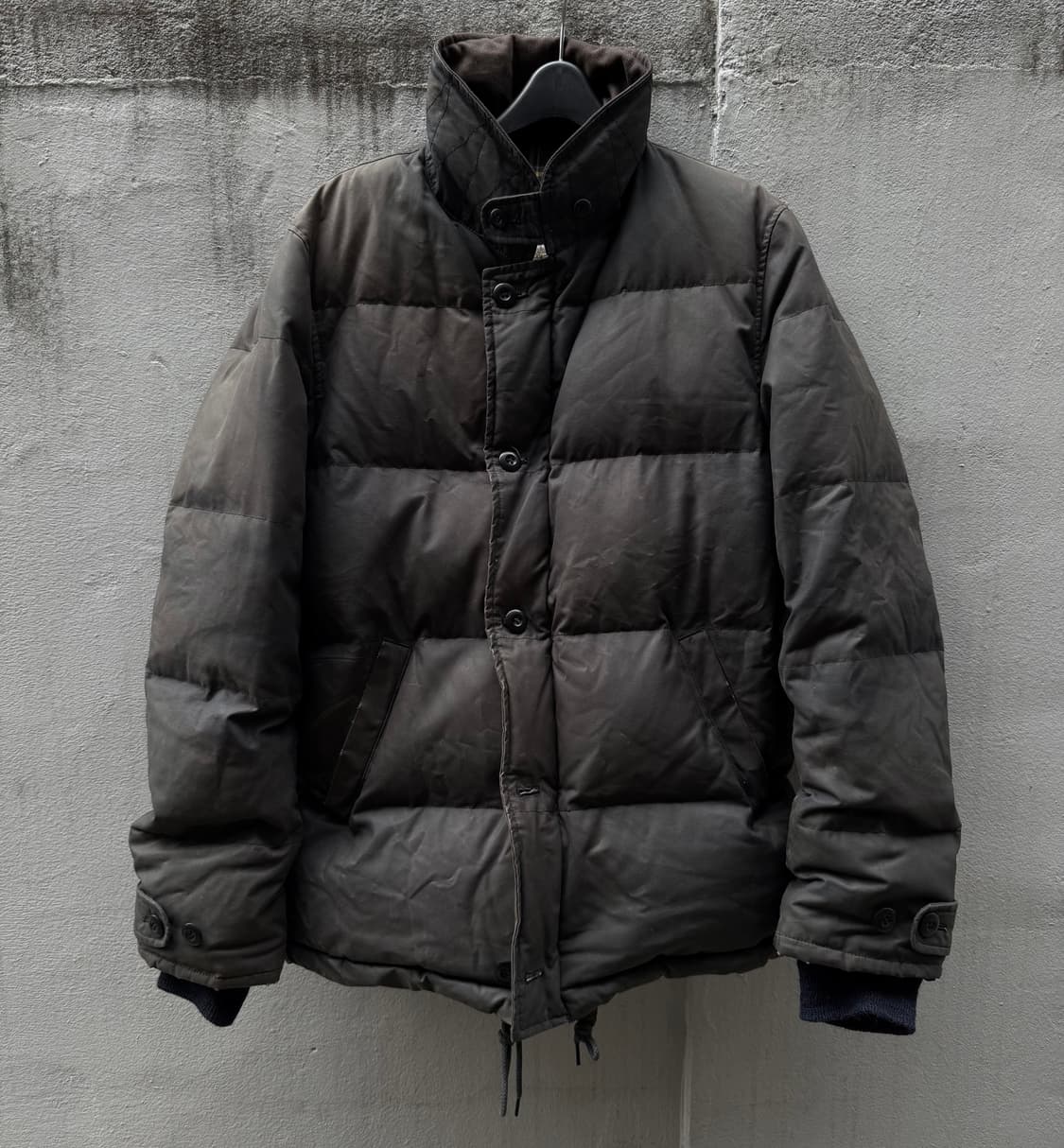 꼼데가르송 옴므 빈티지 오일 워싱 다운 패딩 자켓 상품이미지1