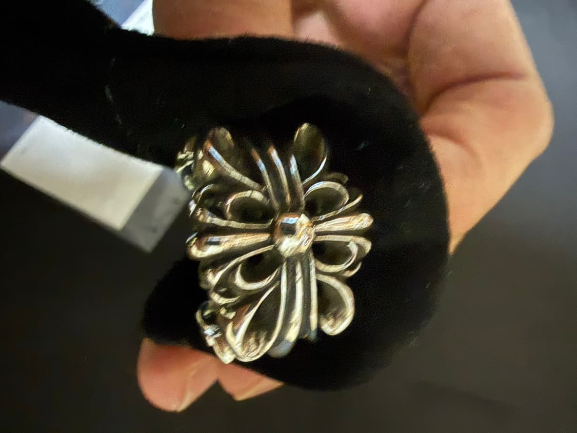 US9 크롬하츠 더블플로랄링 새상품 상품이미지1