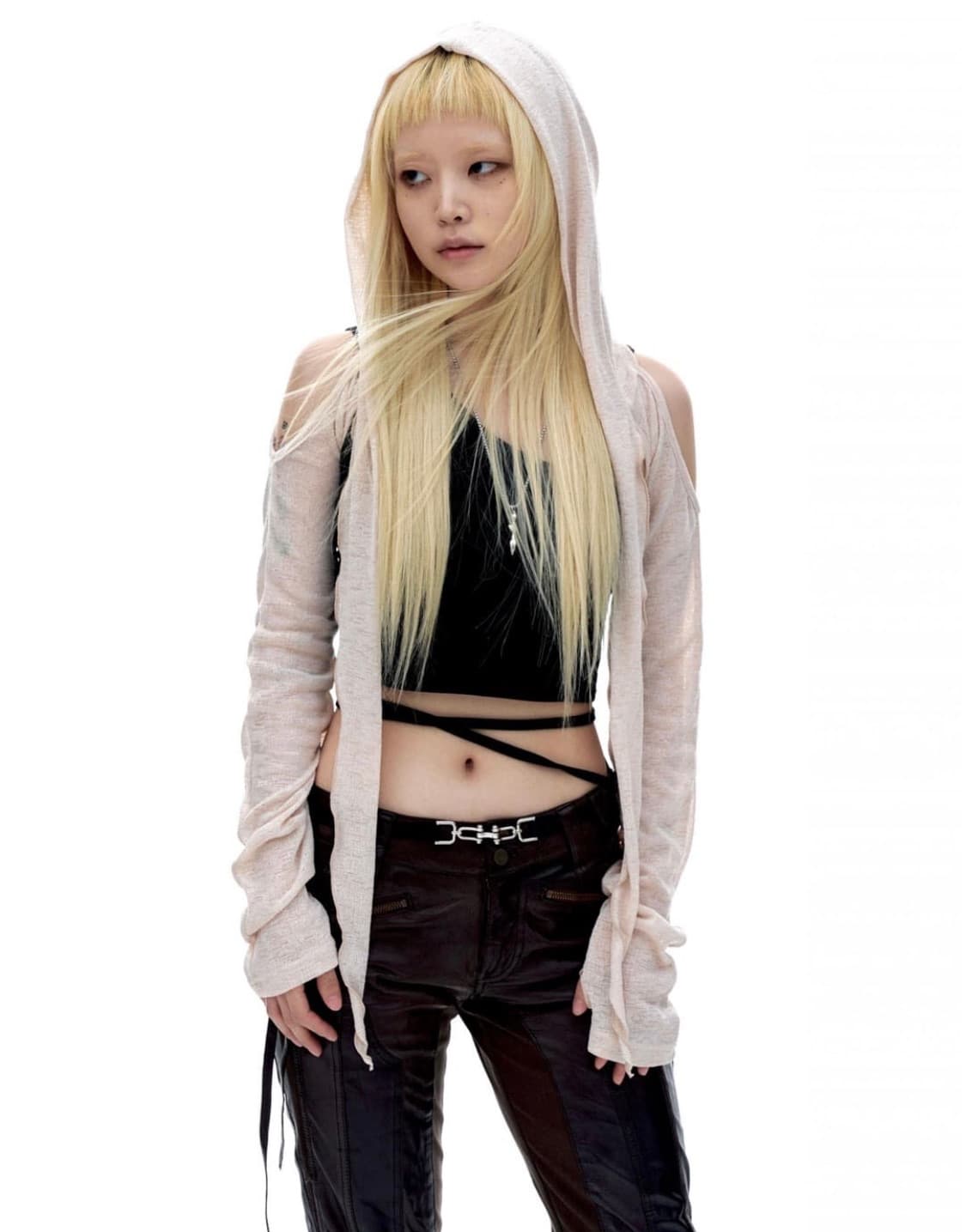 케이오드 볼레로 가디건 베이지 상품이미지2