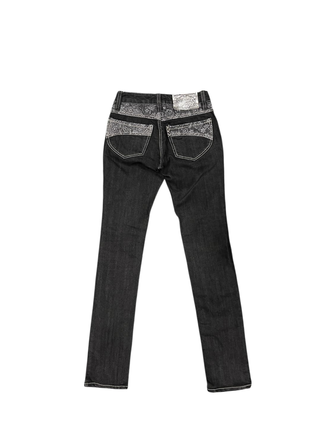 P056 Jessy Logan Y2K 백포켓 데님 팬츠 상품이미지2