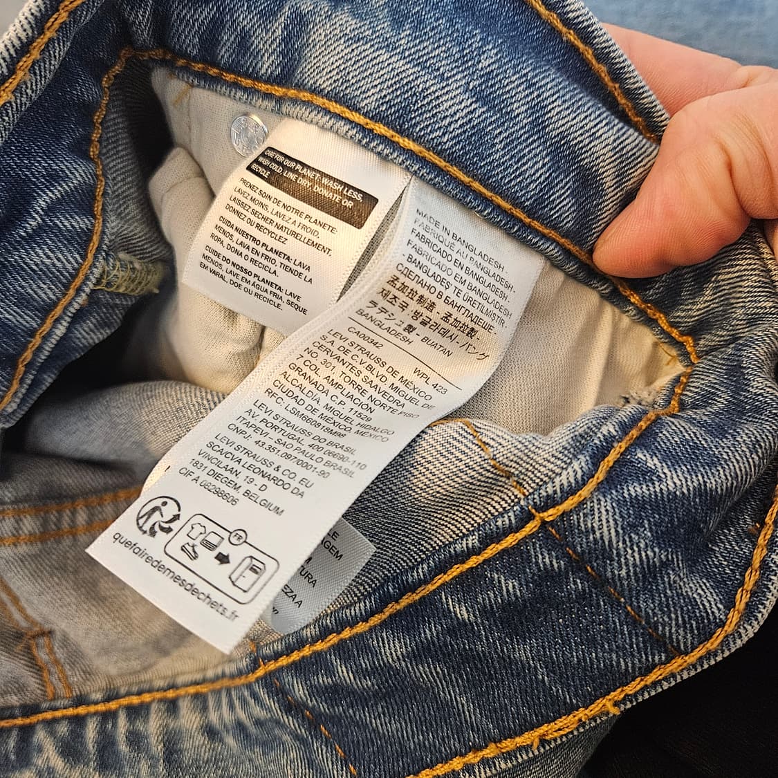 리바이스(Levis) No.550 릴렉스 스트레이트핏 데님 청바지 32 상품이미지7