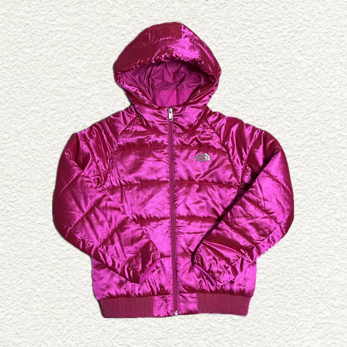 The North Face 핑크 패딩 XS S 사이즈 (L 14/16) 상품이미지1