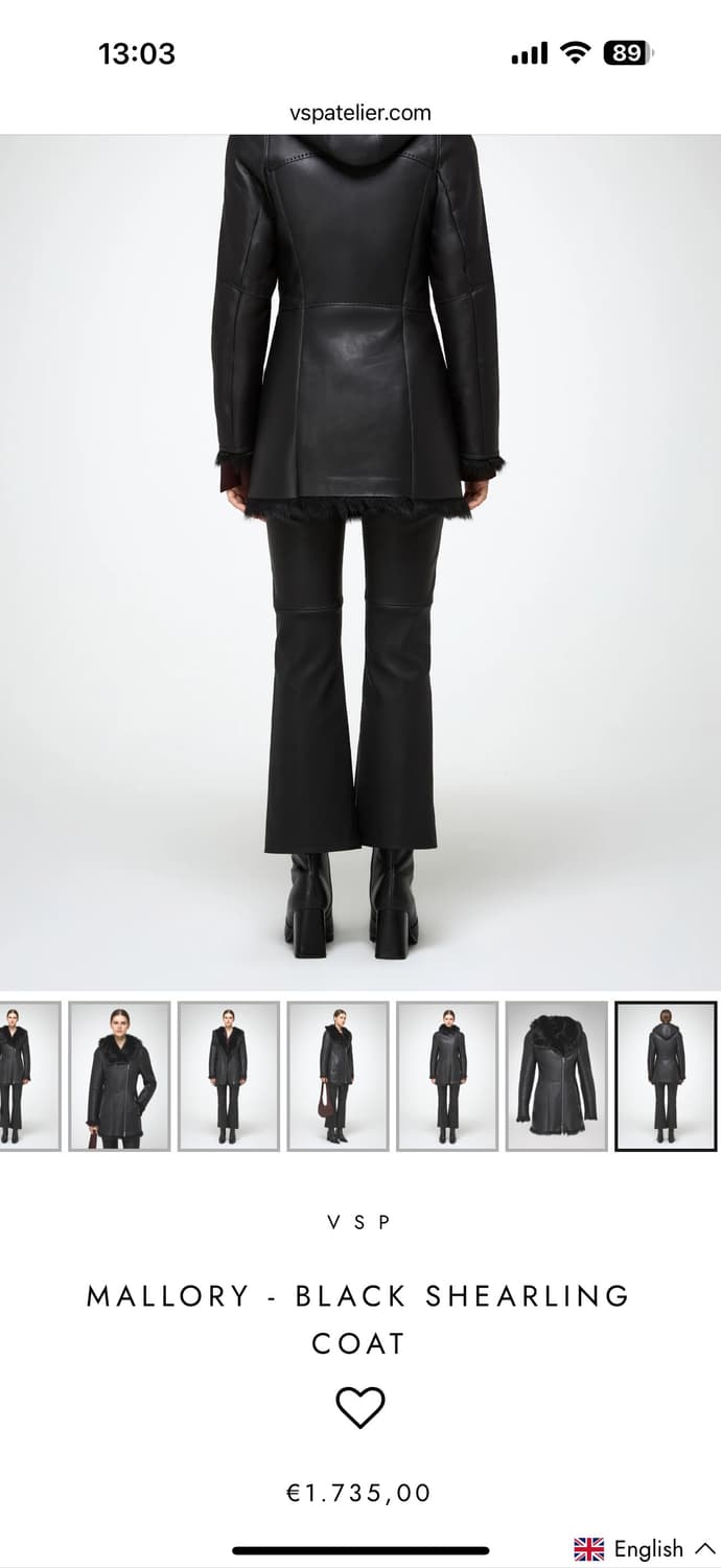 [정가300] V.SP 명품 무스탕 타임 코트 퍼 한섬 상품이미지6