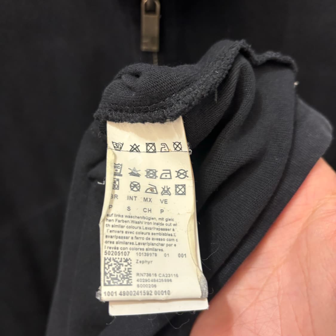 휴고 보스 빈티지 멀티포켓 블랙 집업 자켓 S 상품이미지9