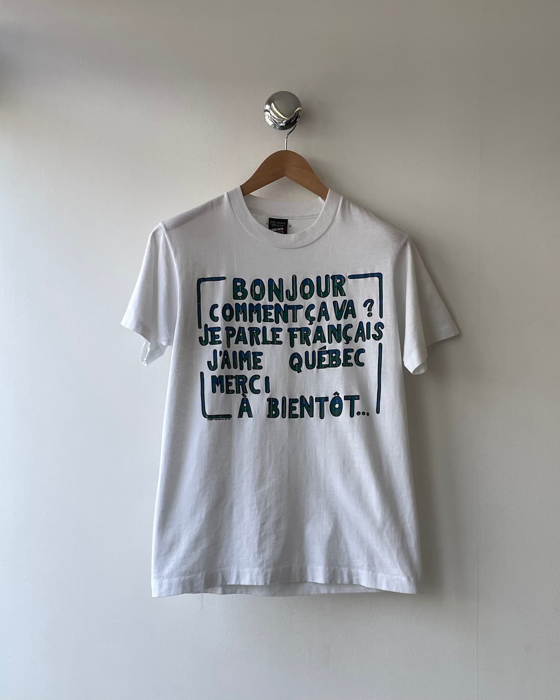 90‘s Canada “Quebec” Souvenir T-shirt M 상품이미지2