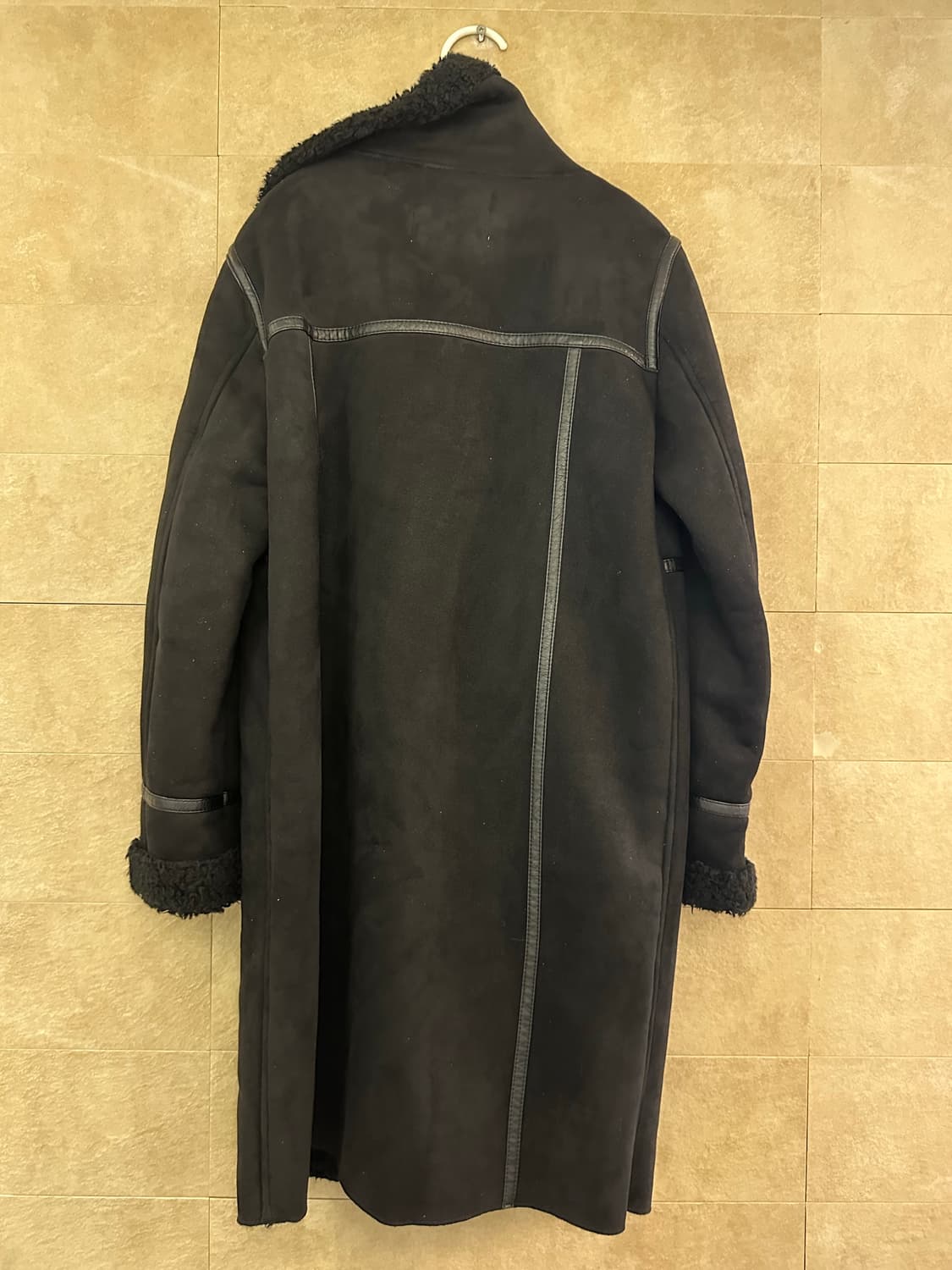 자라 여성 무스탕 롱 코트 M 상품이미지7