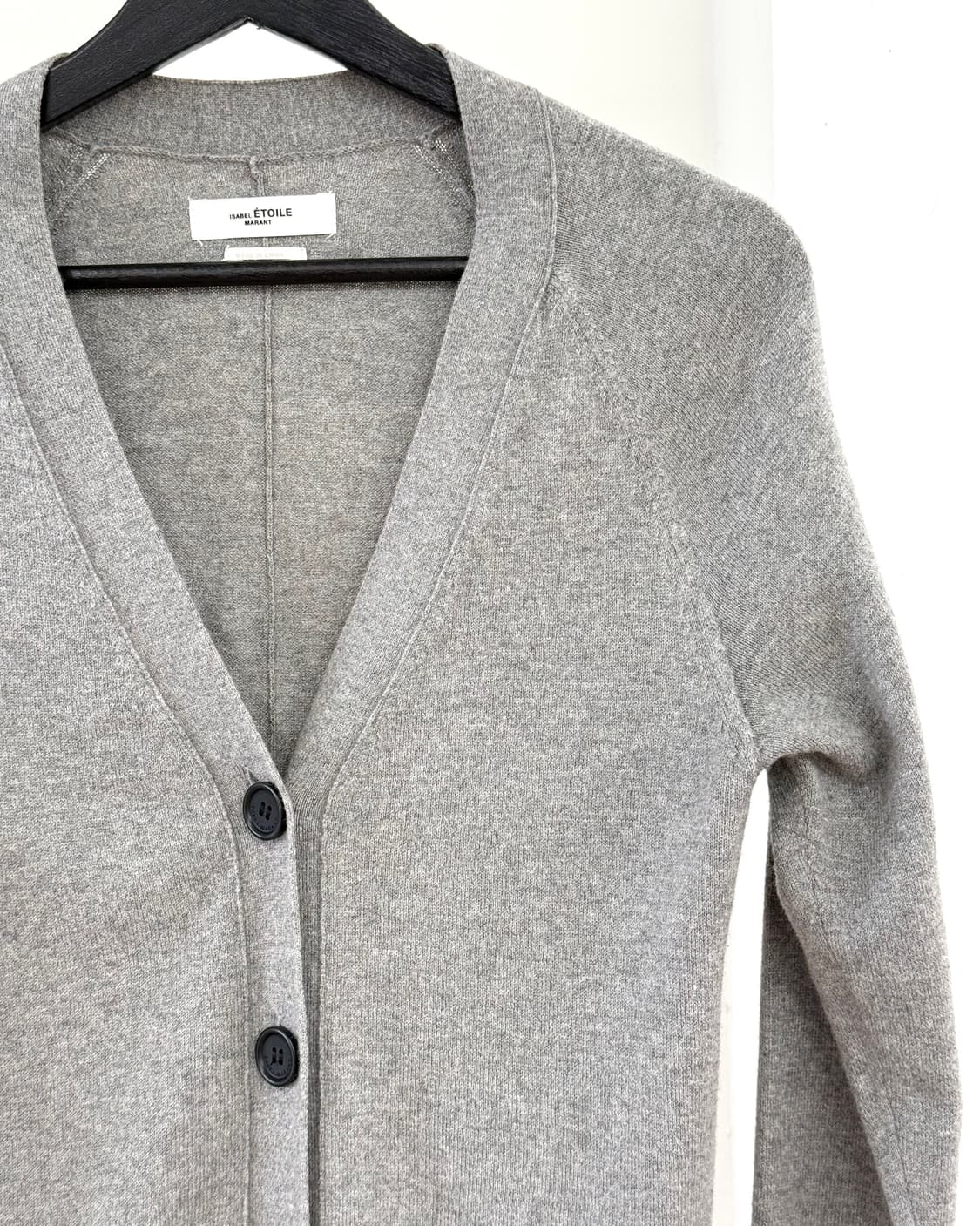 이자벨 마랑 에뚜왈 그레이 브이넥 니트 가디건 상품이미지4