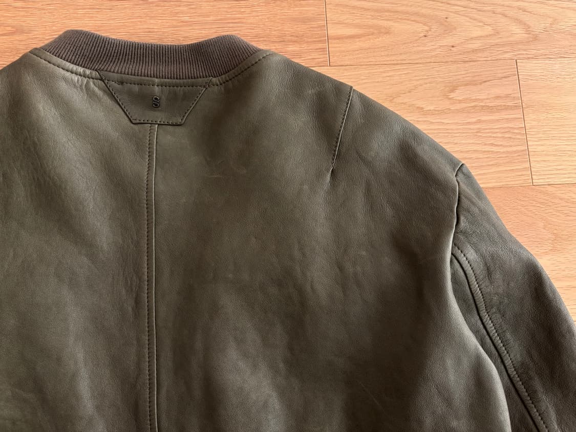 살바토레산토로 양가죽 레더 자켓 105 상품이미지6