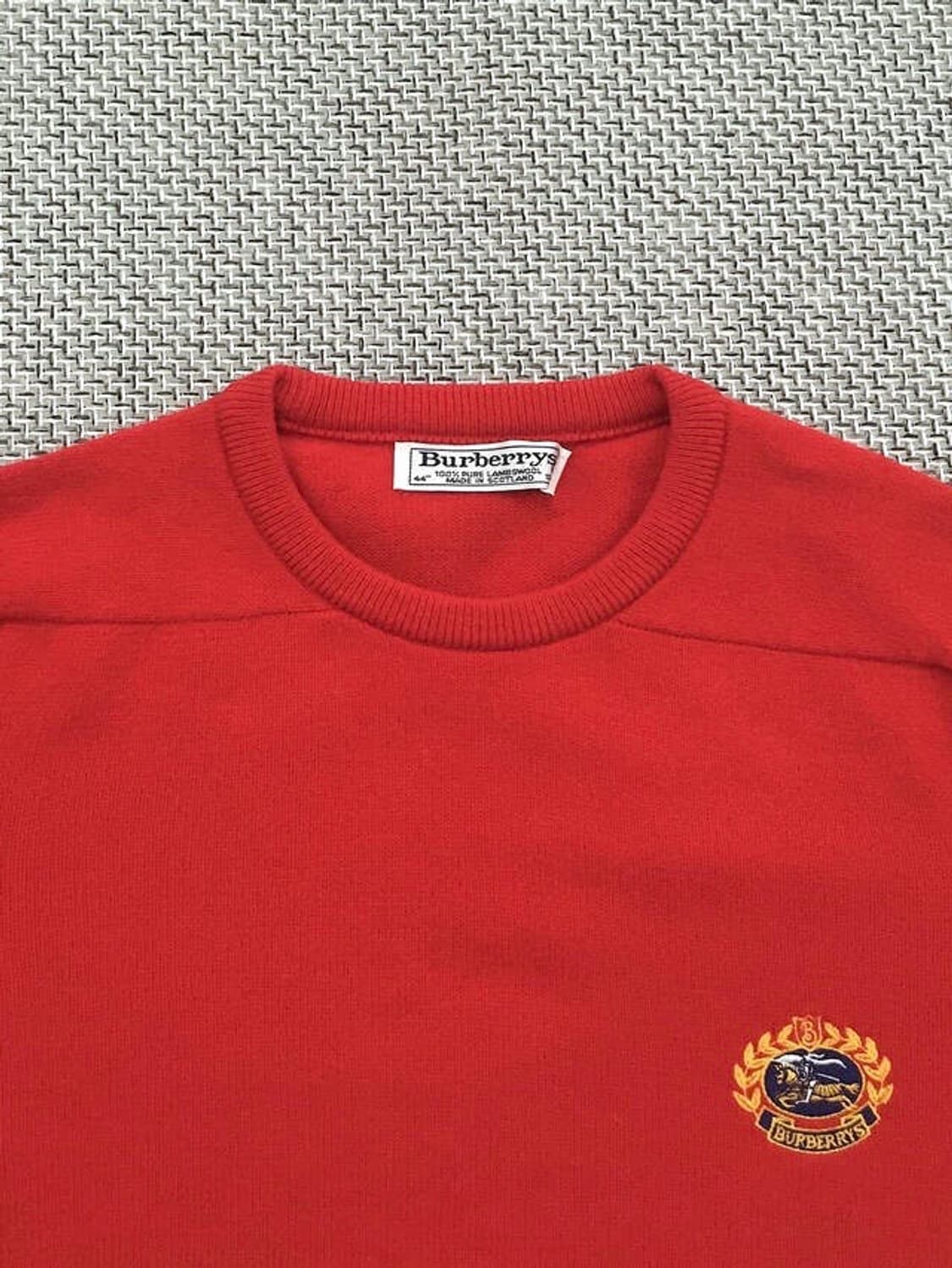 Classic logo pure wool crewneck sweater 상품이미지1