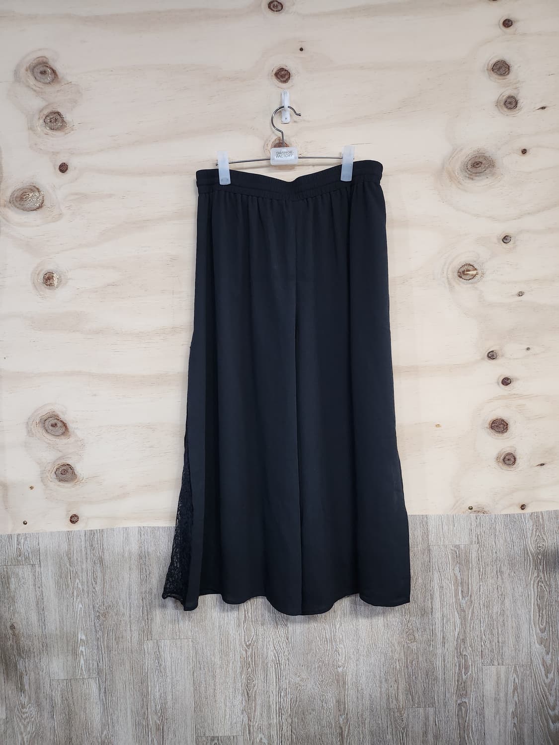 1172) 꼼빠니아 레이스 포인트 와이드 팬츠 상품이미지2