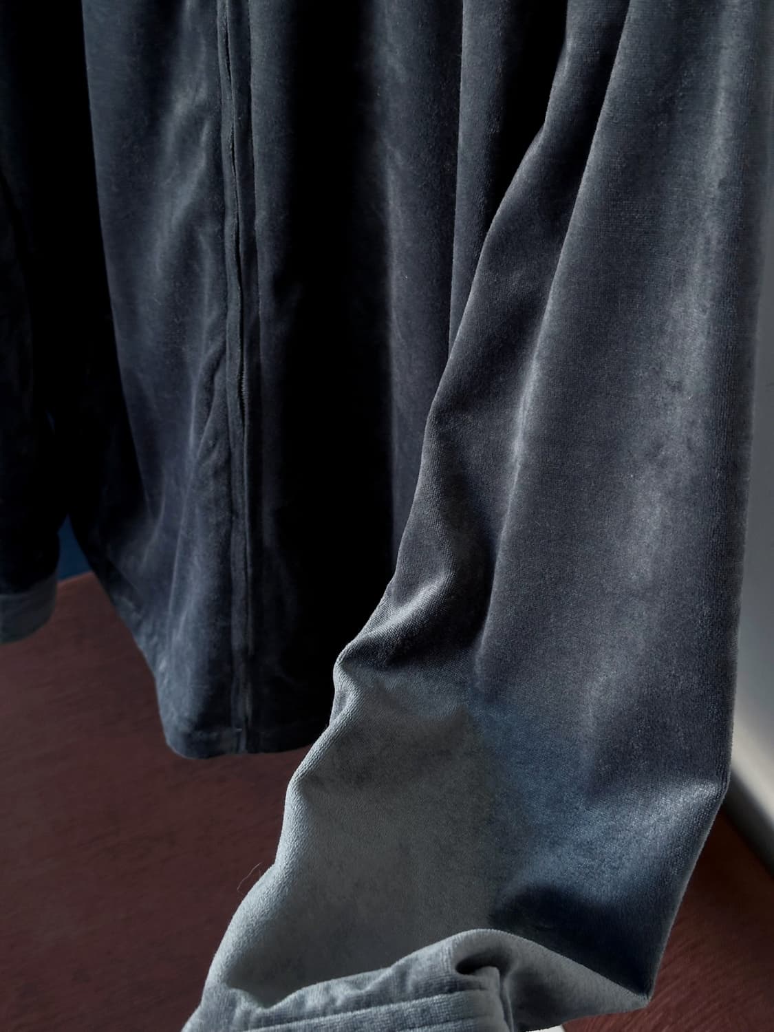 Velour fabric zip single jacket 상품이미지3