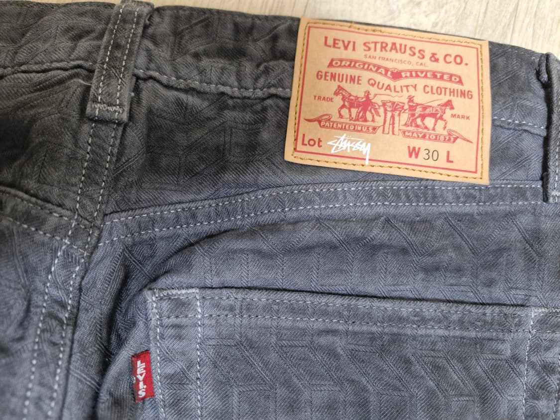 리바이스x스투시 자카드 팬츠 30사이즈 판매합니다 상품이미지3