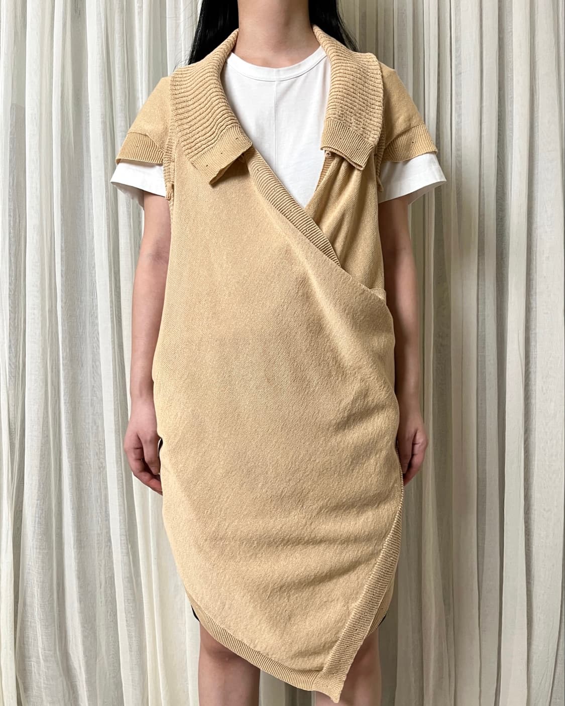 이세이미야케 슬리브리스 니트 가디건 issey miyake 상품이미지3