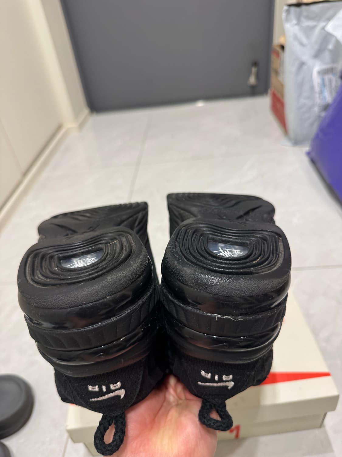 나이키 스투시 에어페니2 나투시 블랙 285 상품이미지4