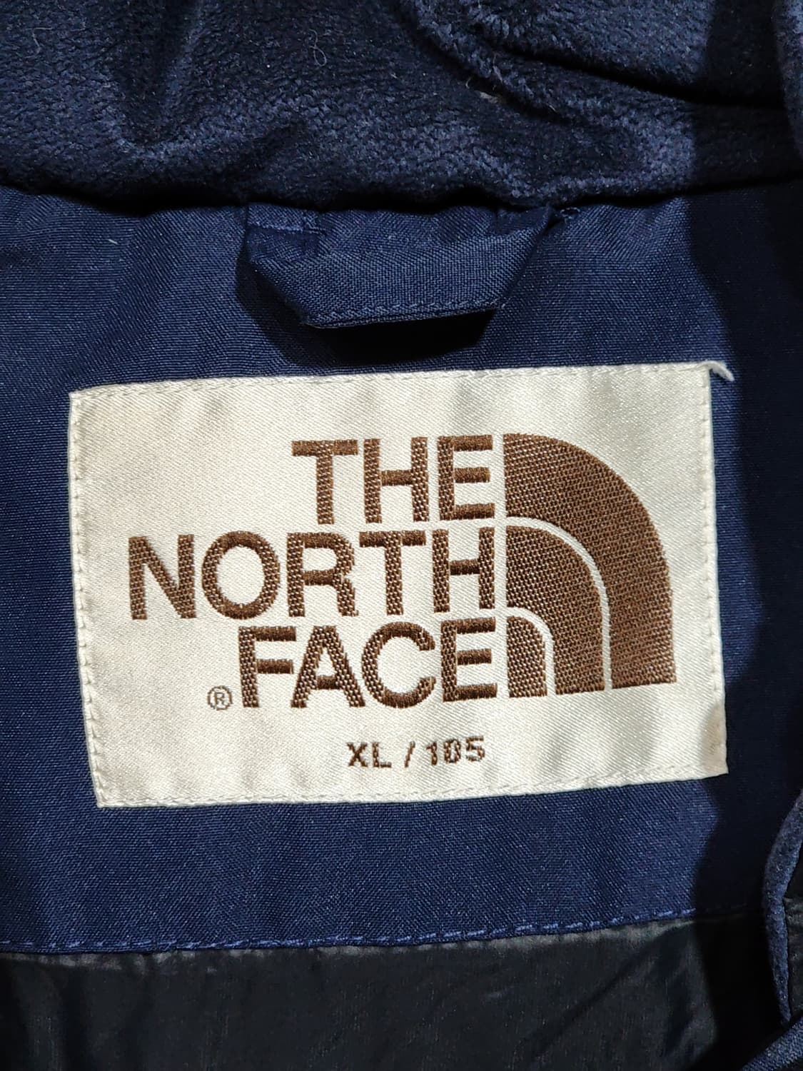 (XL) 노스페이스 거위털 패딩점퍼 네이비 구스다운 자켓 후드  상품이미지3