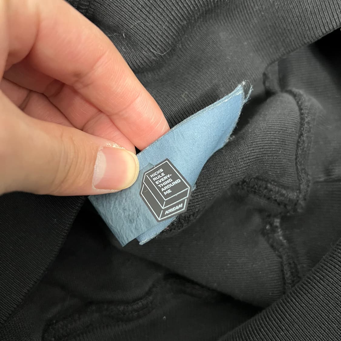 YEEZY 이지 갭 더블 레이어 후드 블랙 상품이미지8