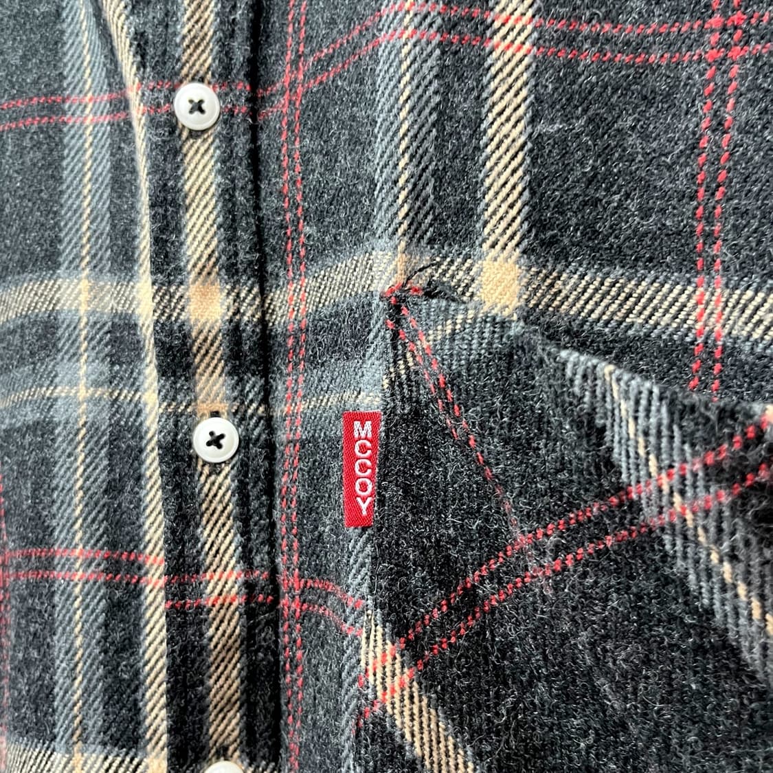 McCoy by Gill 인더스트리얼 체크 셔츠 (L) 상품이미지3