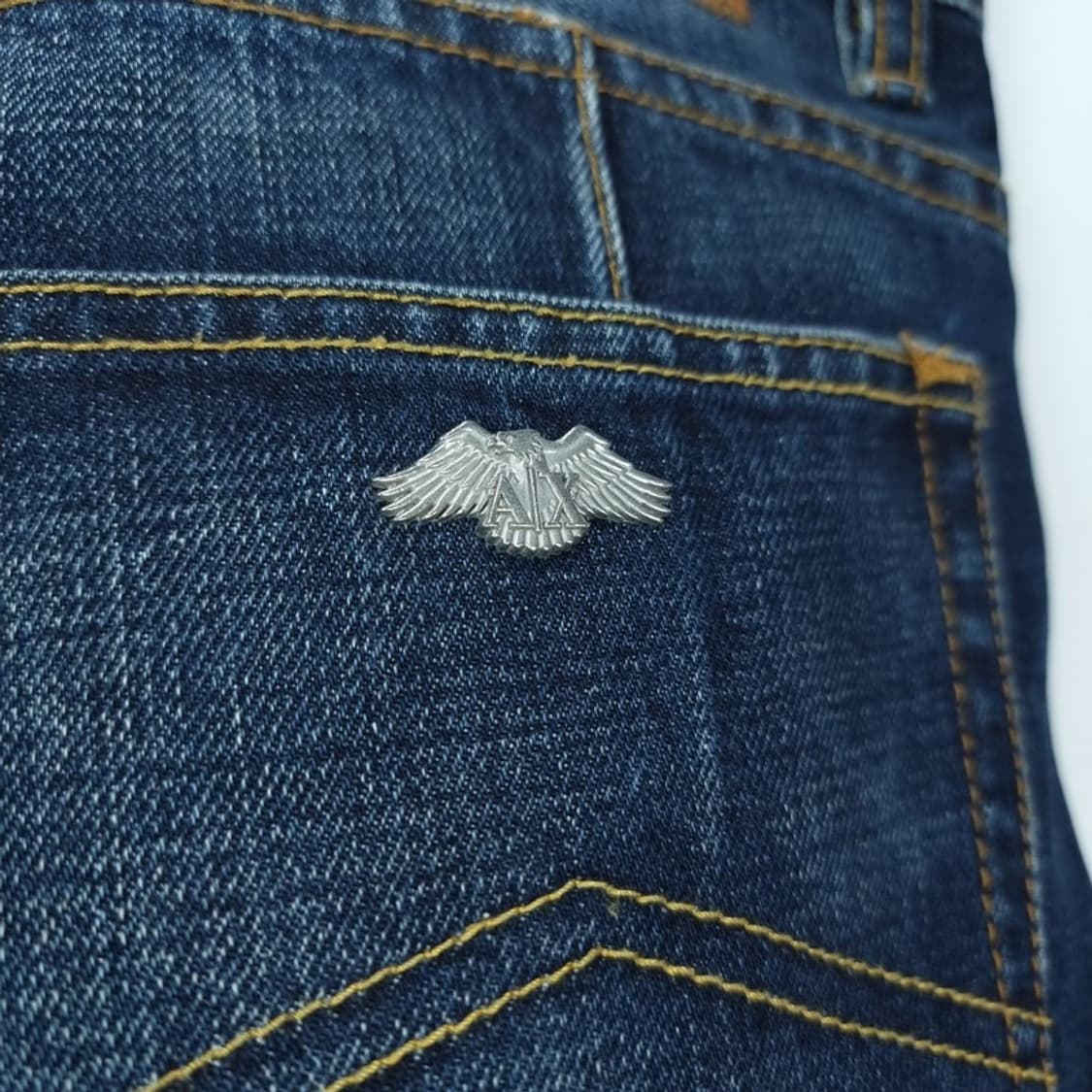 [아르마니] 빈티지 워시드 진청 데님 팬츠 청바지 P01321 상품이미지7