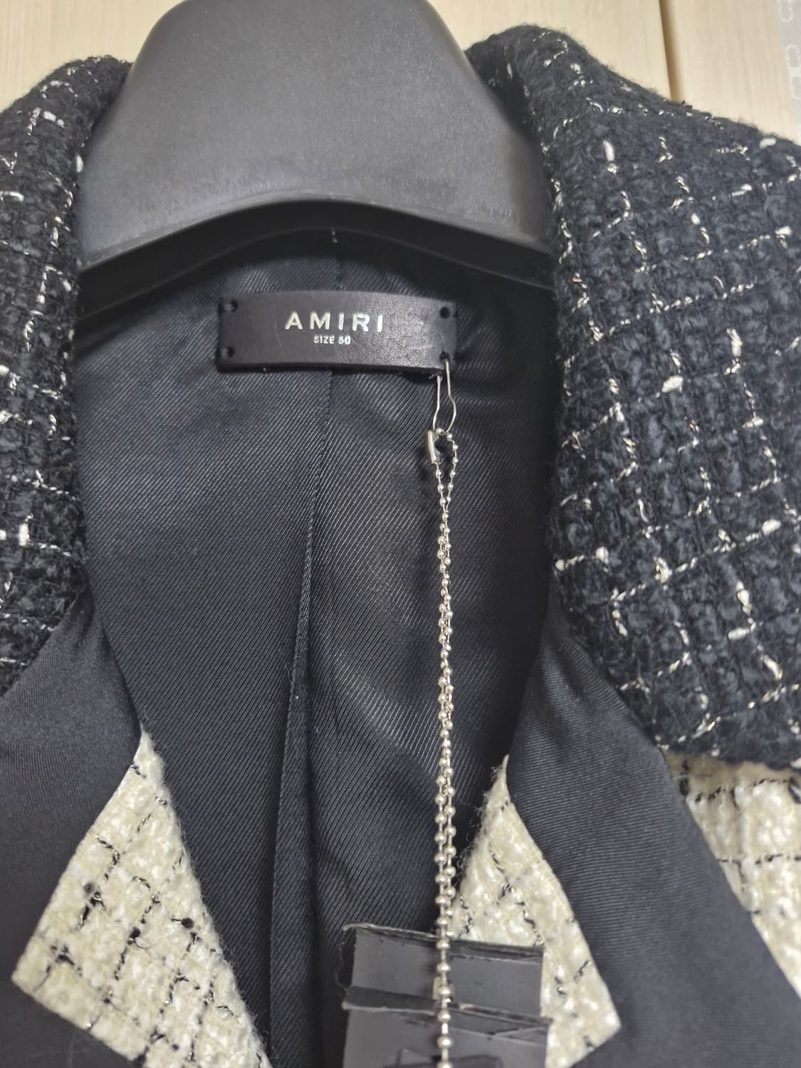 amiri tweed jacket white sz50 상품이미지3