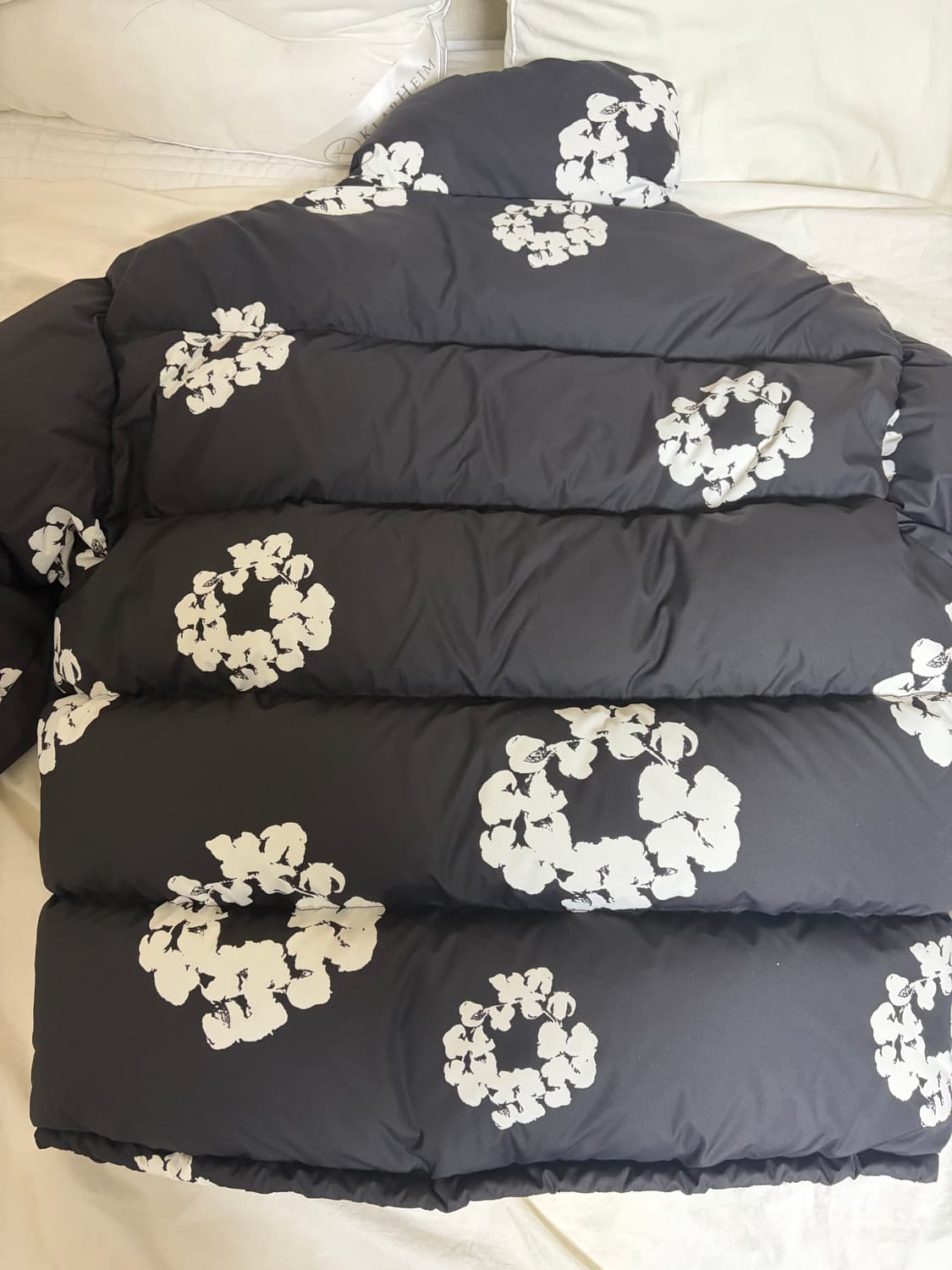 데님티어스 코튼리스 패딩 블랙 상품이미지4