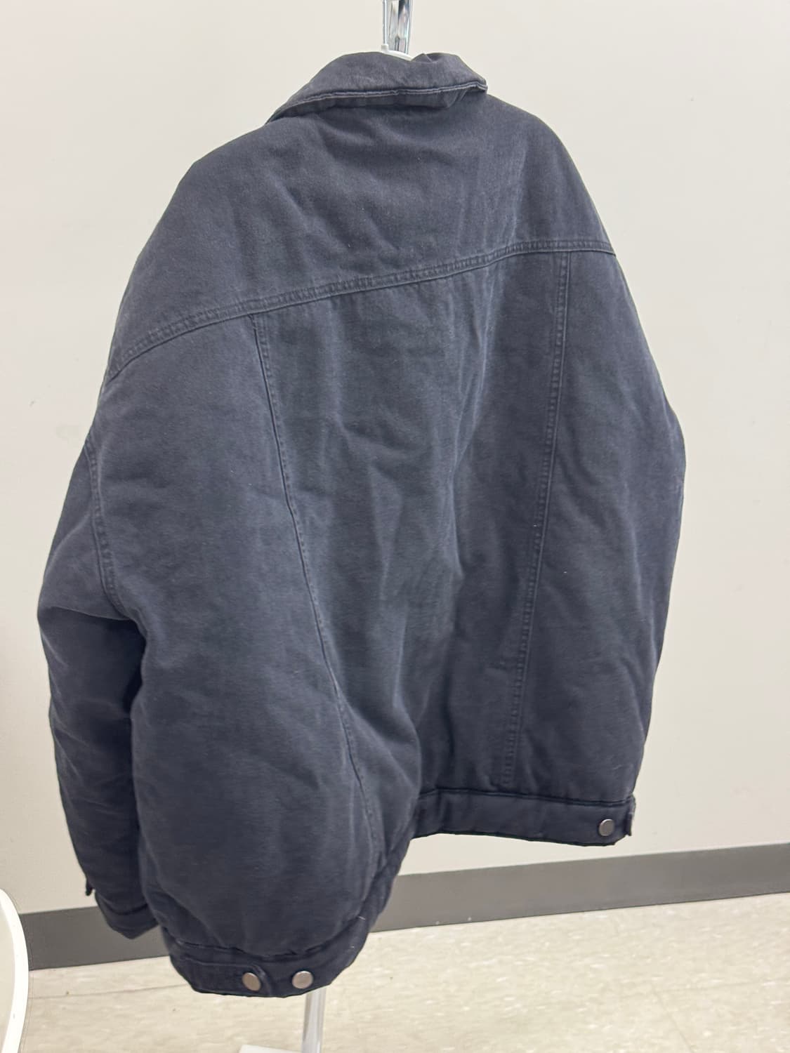 MNGU 블랙 데님 패딩 자켓 상품이미지6