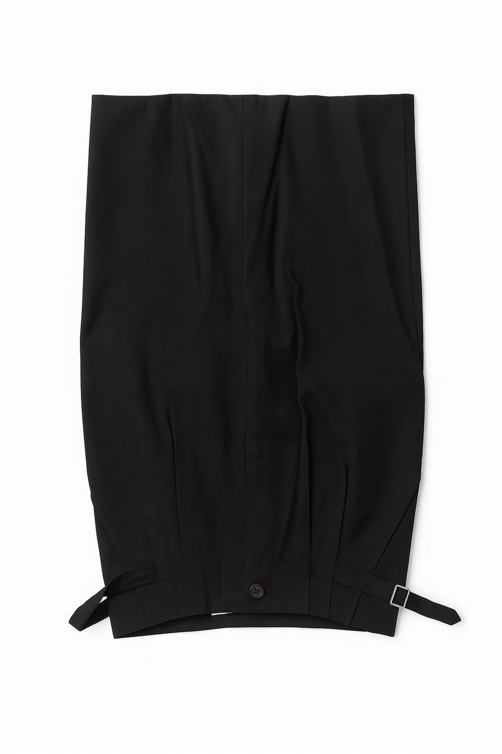 블랙 벨트 디테일 슬랙스 스커트 상품이미지1