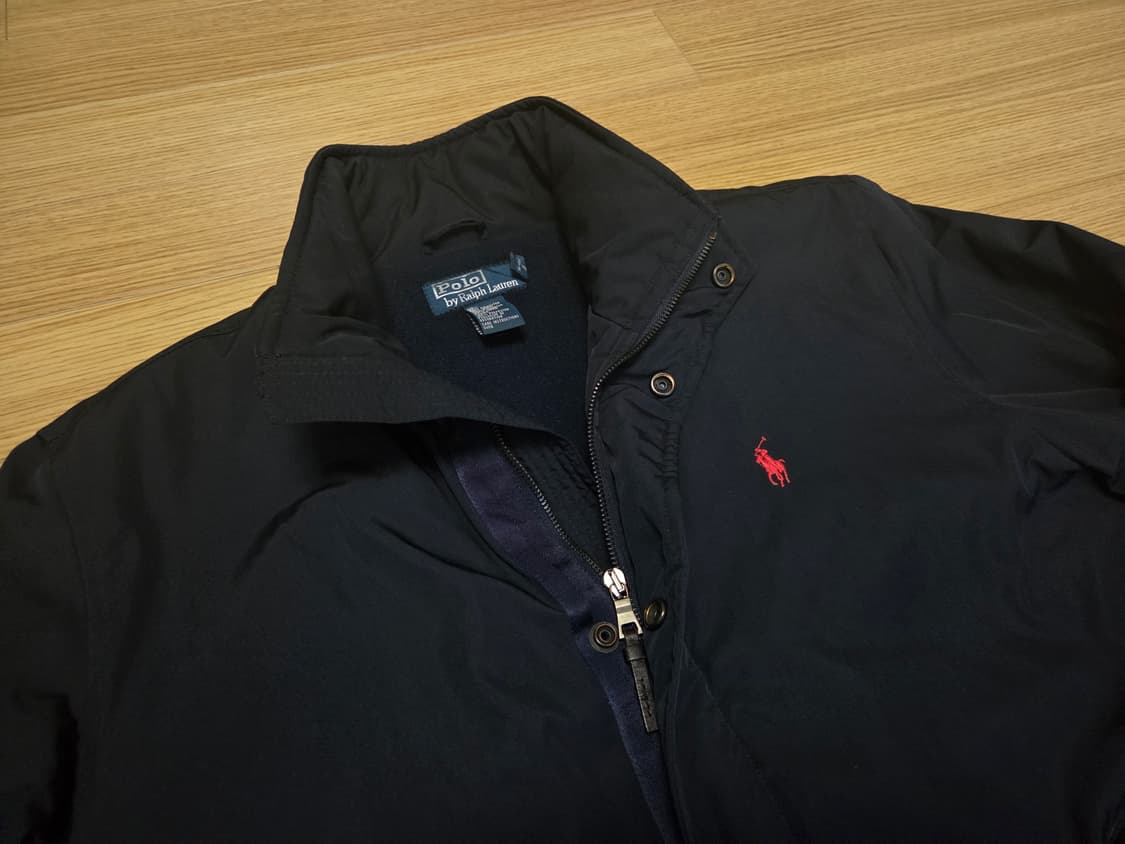 폴로 랄프로렌 바리쿠다 기모 블루종 점퍼 네이비 상품이미지3