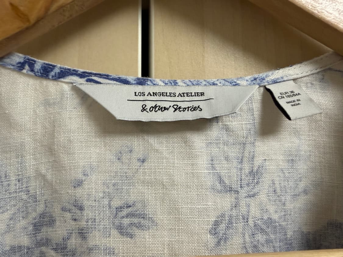 앤아더스토리즈 린넨 랩원피스 55 상품이미지5