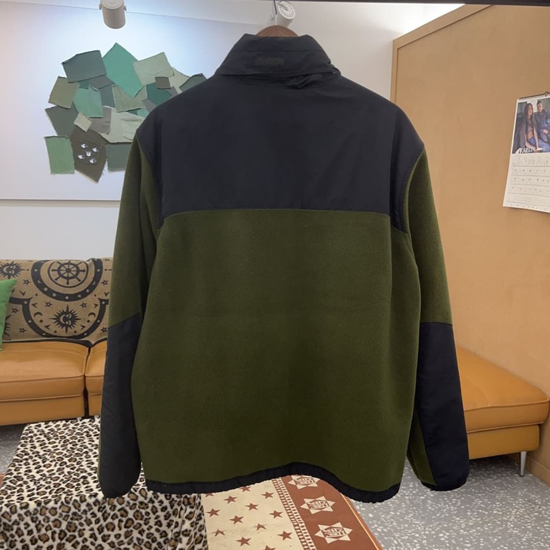 폴로 랄프로렌 폴라텍 레트로 말차 딥카키 배색 후리스 M C09061 상품이미지4