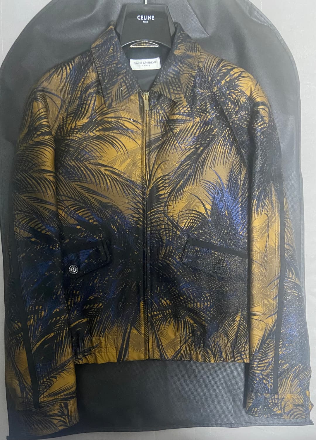 생로랑 팜트리 블루종 자켓 46 상품이미지3