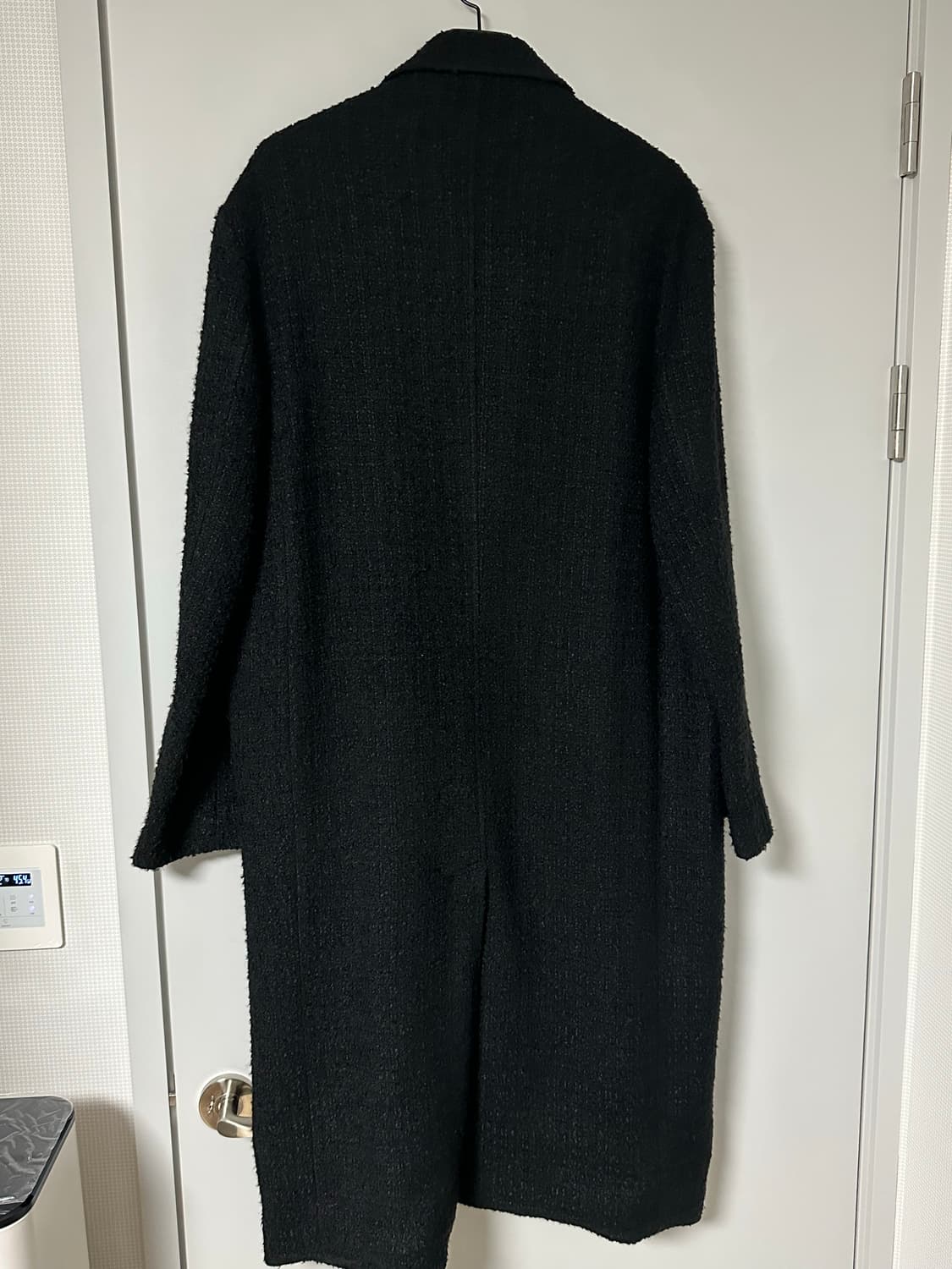 유스 20fw 트위드 체스터필드 코트 (블랙) L사이즈 판매 상품이미지3