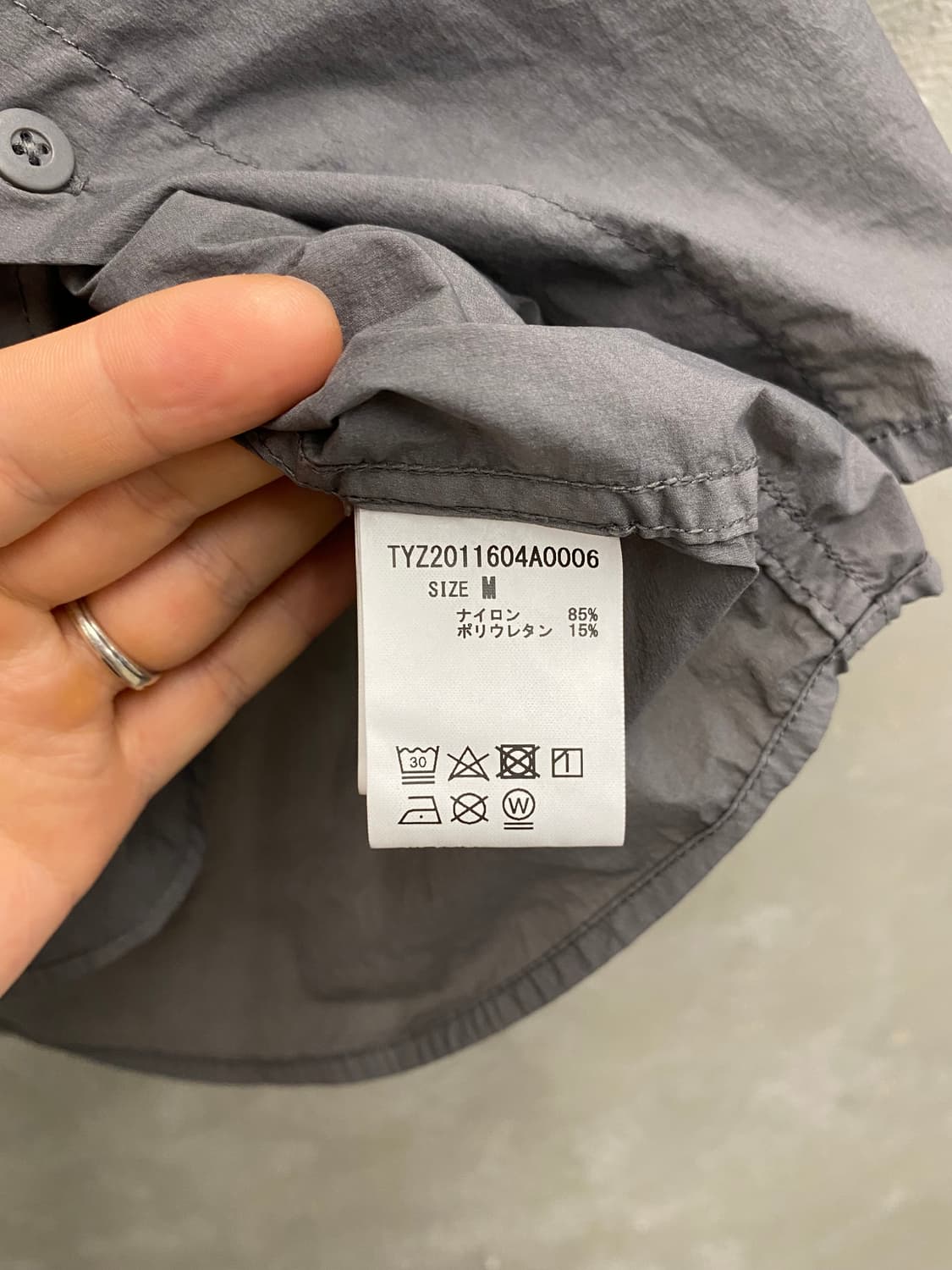 [M] Ciaopanic TYPY 차오패닉 그레이 피싱 반팔 셔츠 상품이미지7