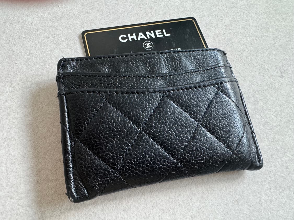 샤넬 정품 캐비어 카드지갑 상품이미지4